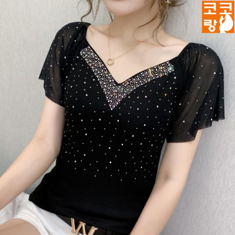 코코랑 리젠 밸리탑 밸리댄스복 라인 줌바 댄스티 밸리 사이즈