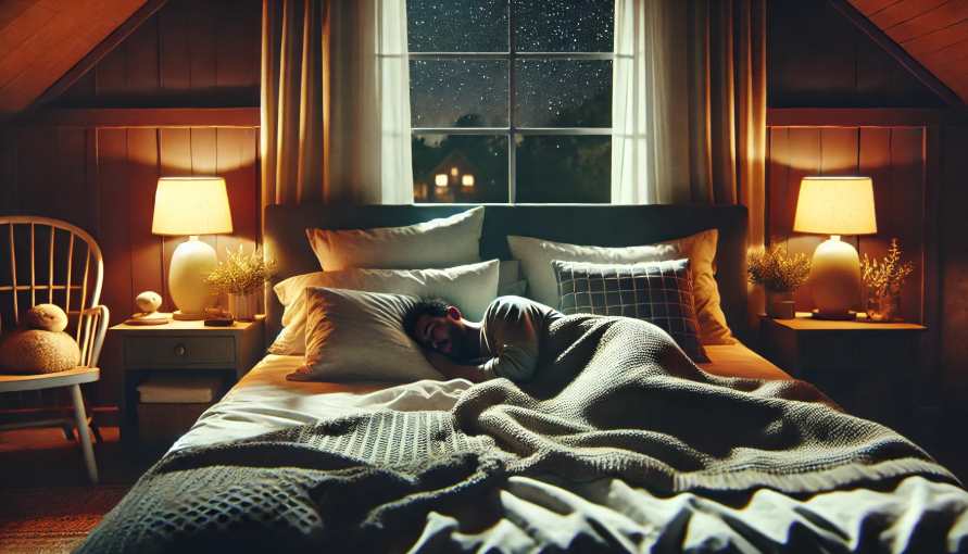 감기 회복을 돕는 수면법 예시 사진