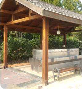 캠핑장 음수대 이미지 출처: 인천대공원 캠핑장 홈페이지