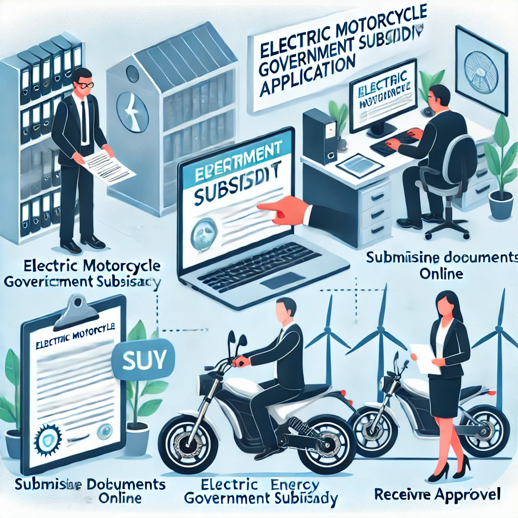 전기 오토바이 정부 지원금 관련 이미지