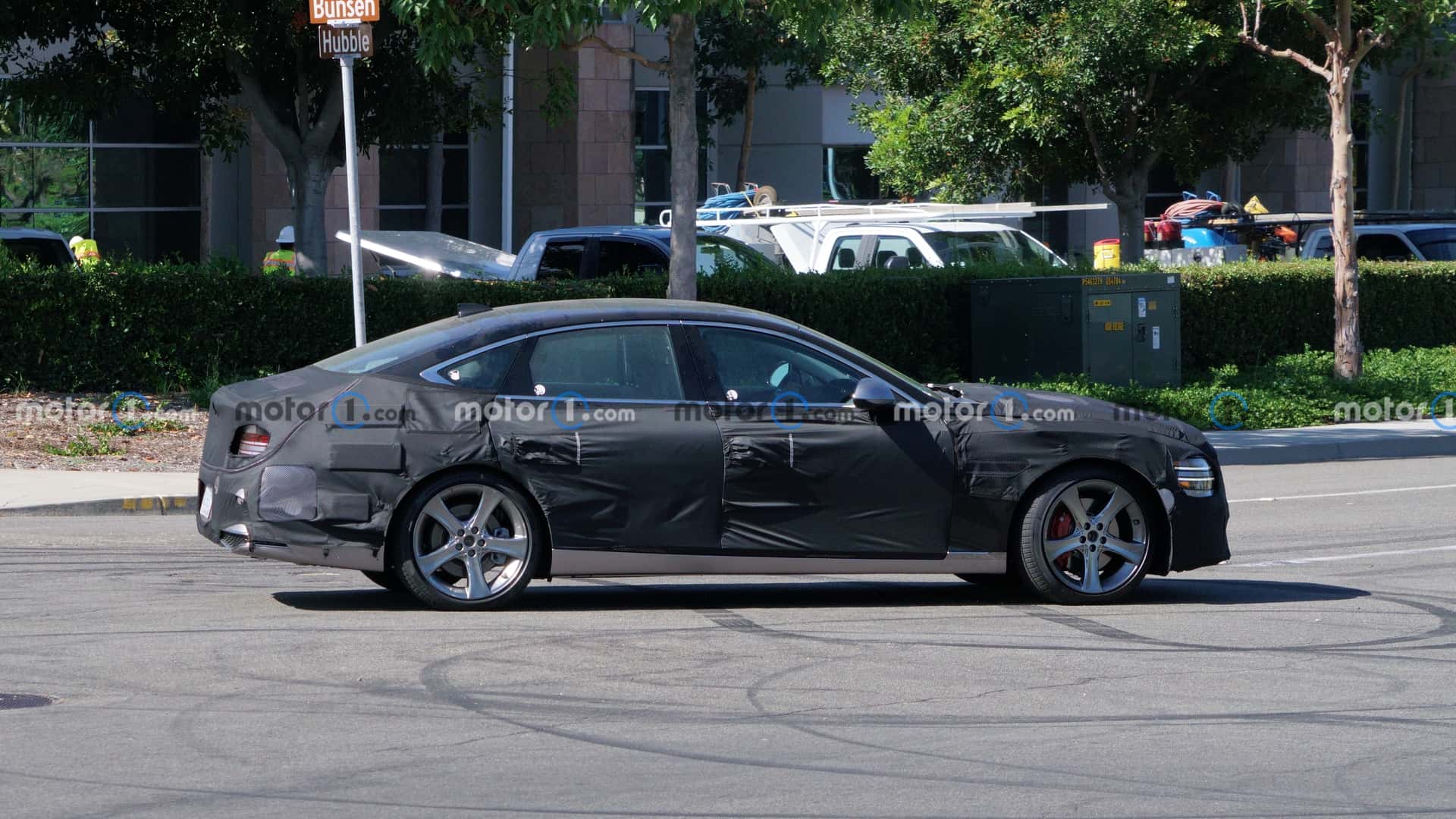 제네시스 G80 페이스리프트 테스트카