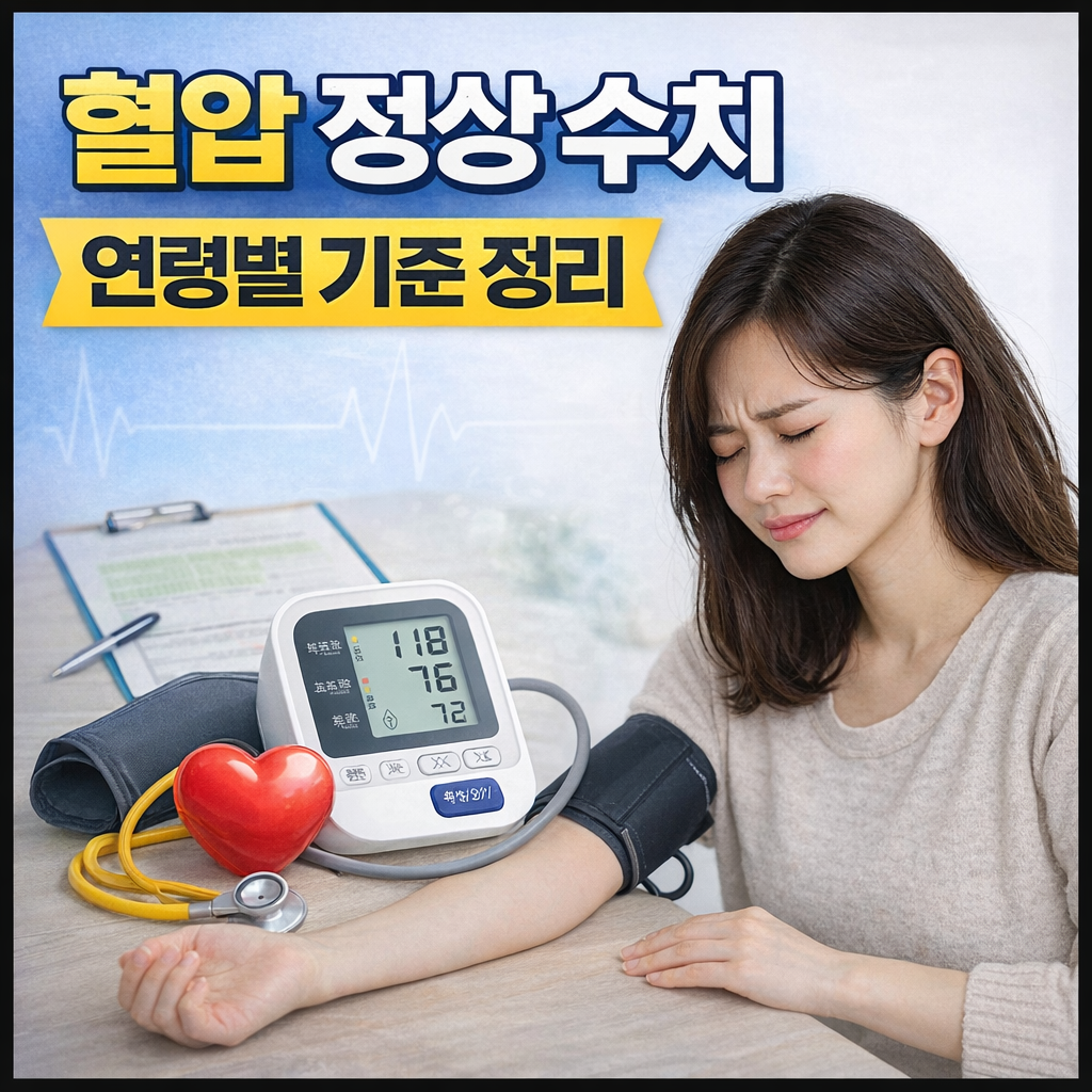 혈압 정상 수치 연령별 기준 정리
