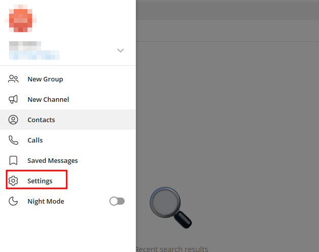 텔레그램 보안 설정