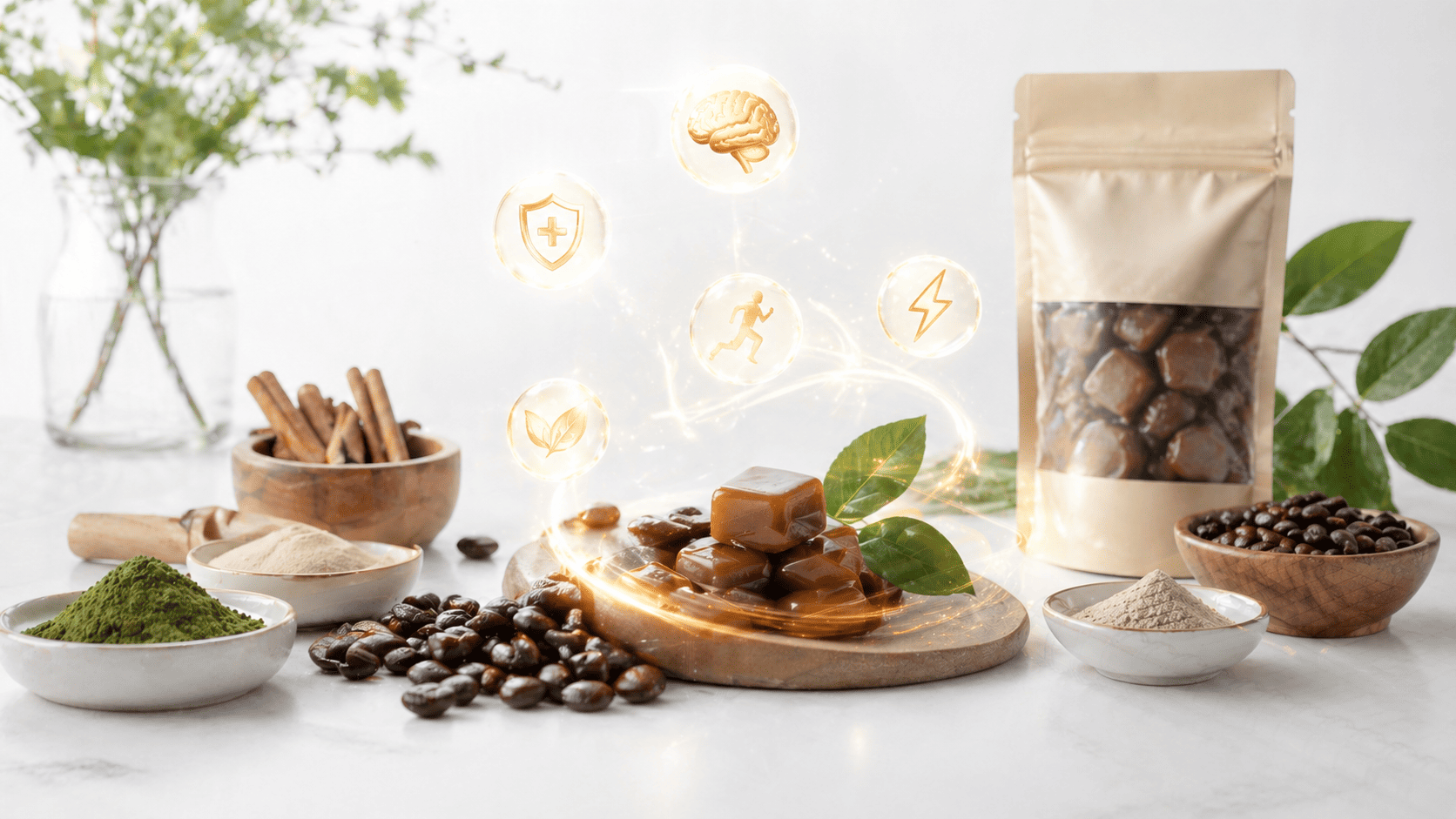 건강효과 중심 커피사탕 트렌드