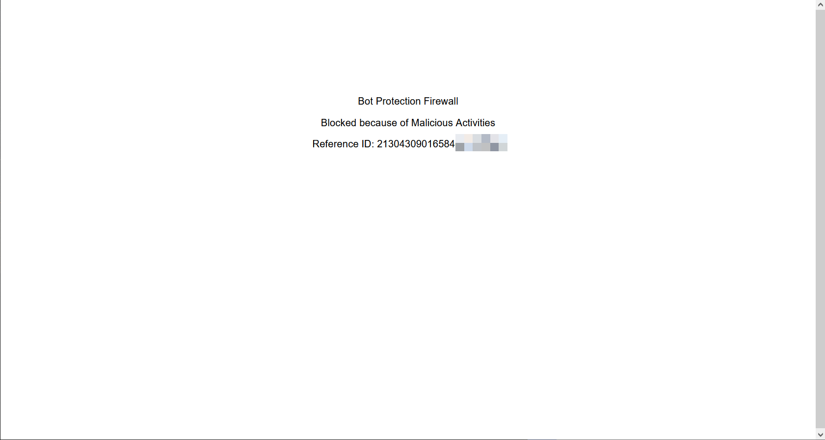 클라우드웨이즈 Bot Protection Firewall 차단 문제