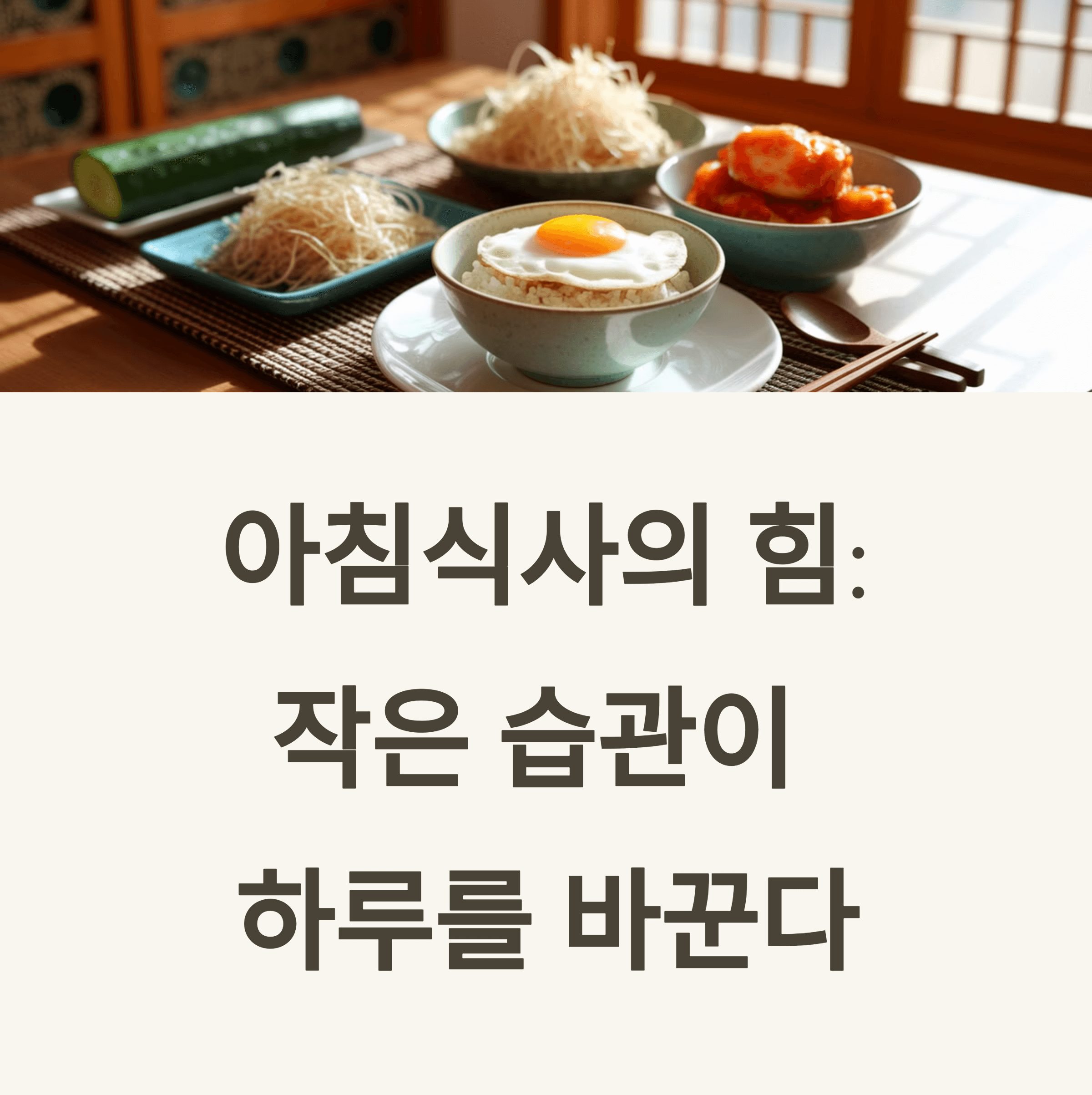 아침식사의 힘