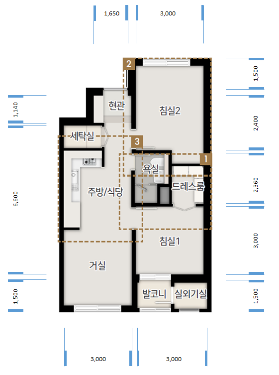 산성역 헤리스톤 평면도 46b - 2