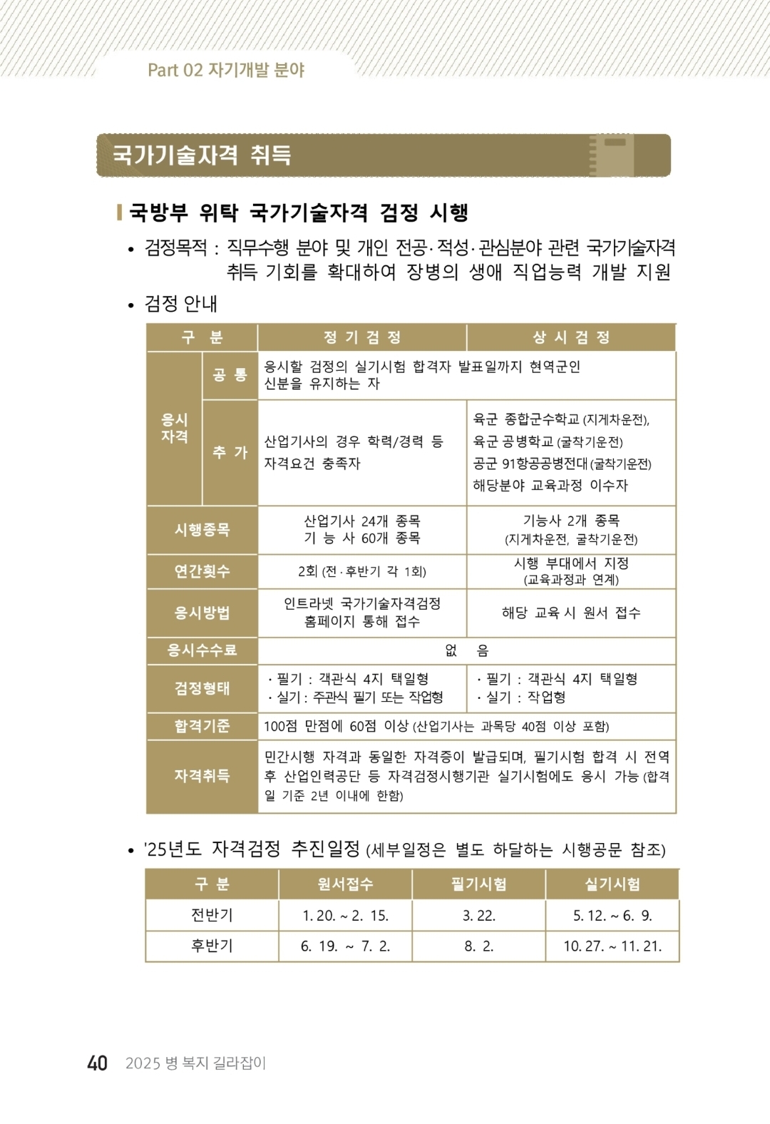 군인 국가기술자격 무료로 응시하는 방법
1년에 2번 국기검을 무료로 응시할 수 있습니다
놓치지 말고 때맞추어 선택합시다
치밀한 민서님