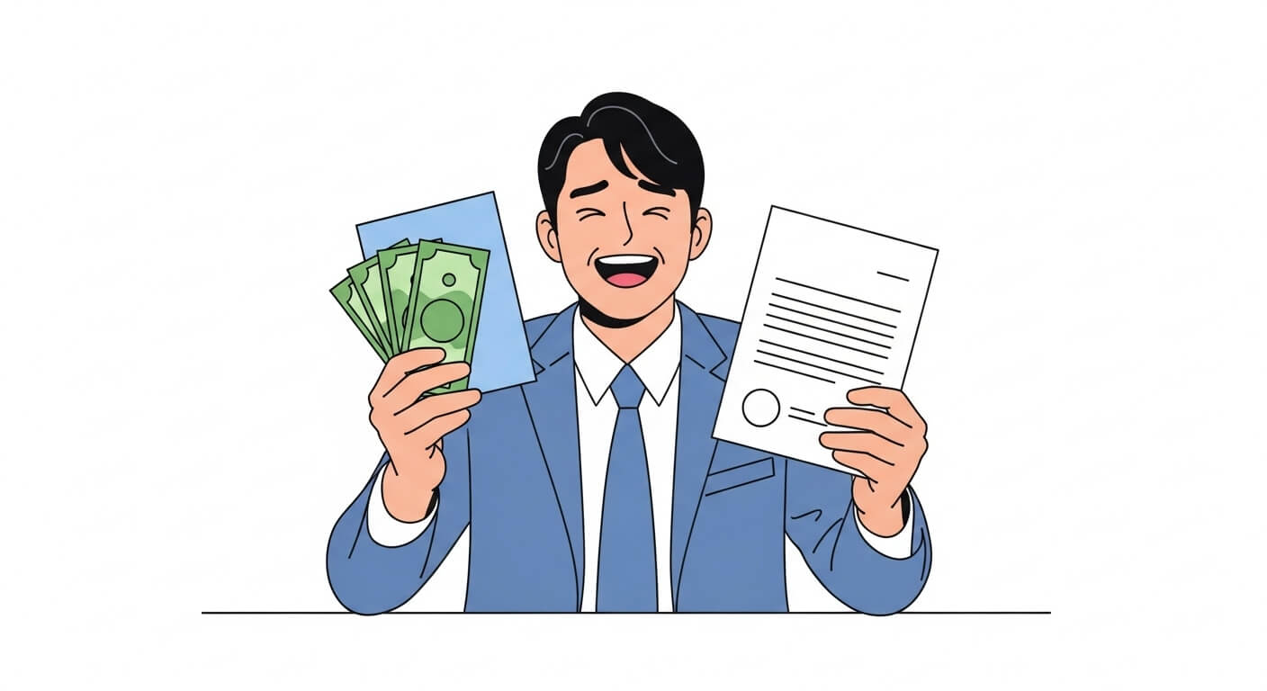 근로장려금 제도의 따뜻한 지원 메시지를 시각적으로 표현한 장면2로, 성실히 일하는 사람들에게 정부가 실질적인 도움을 주어야 합니다.