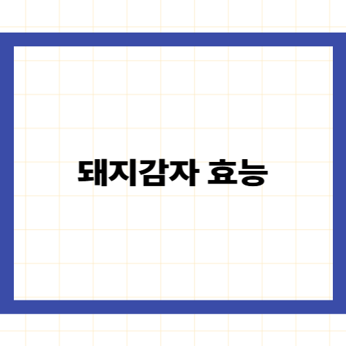 돼지감자 효능 &mdash;당뇨 환자의 구원투수, '천연 인슐린'의 놀라운 5가지 효과