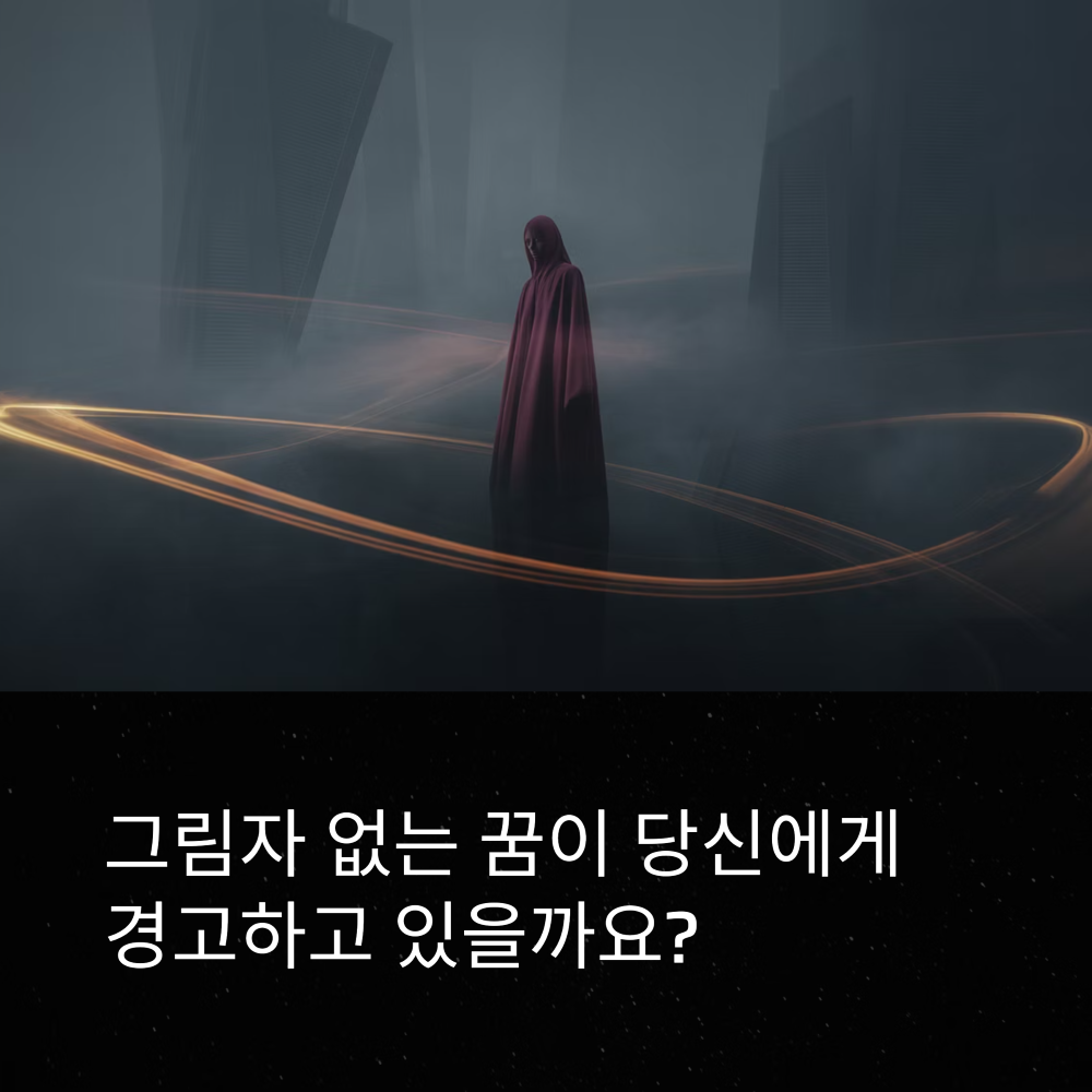 그림자가 없는 사람 모습