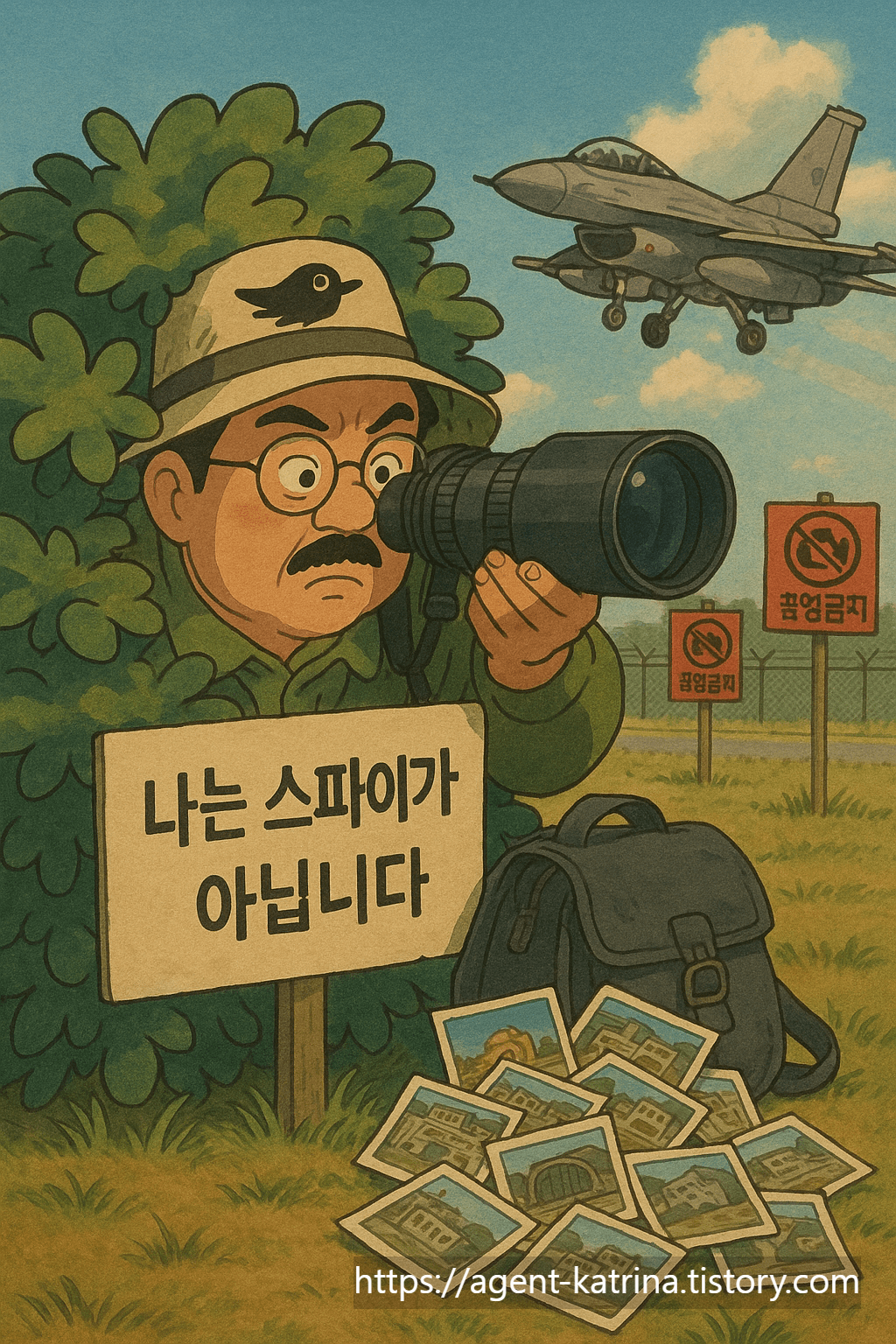 ChatGPT 이미지 중국인 불법 군사시설 촬영