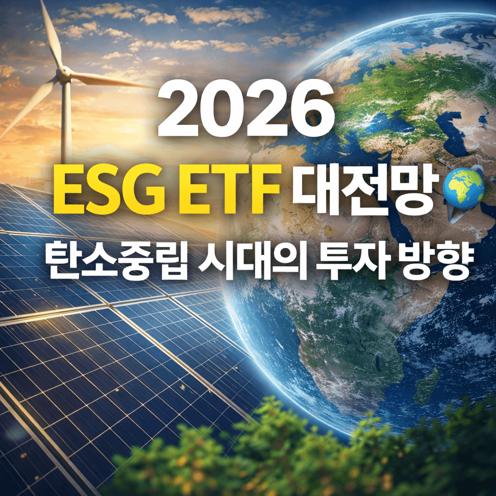 2026년 친환경·탄소중립 ETF, ESG 시대의 투자 방향 썸네일