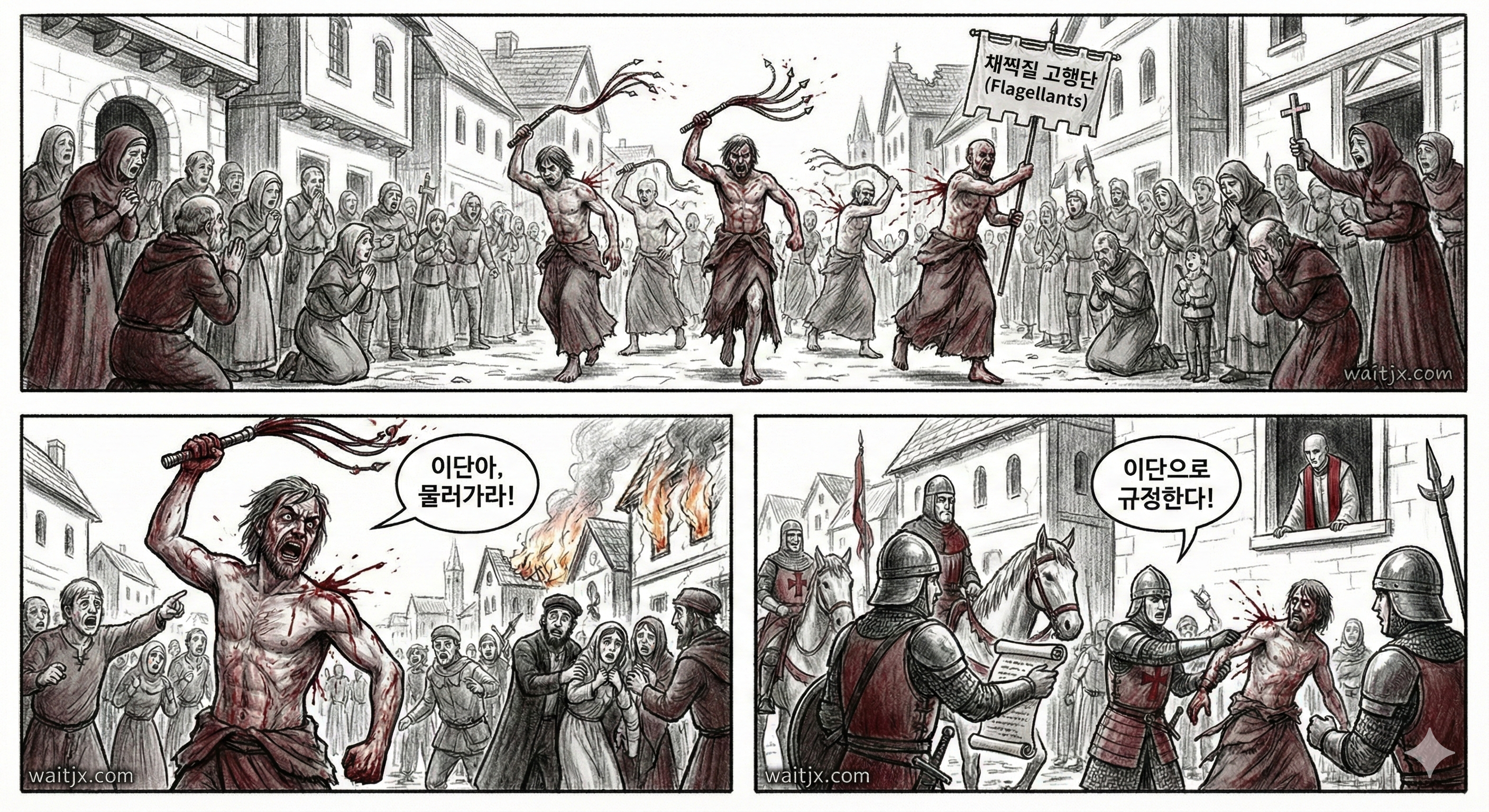 흑사병 채찍질 고행단