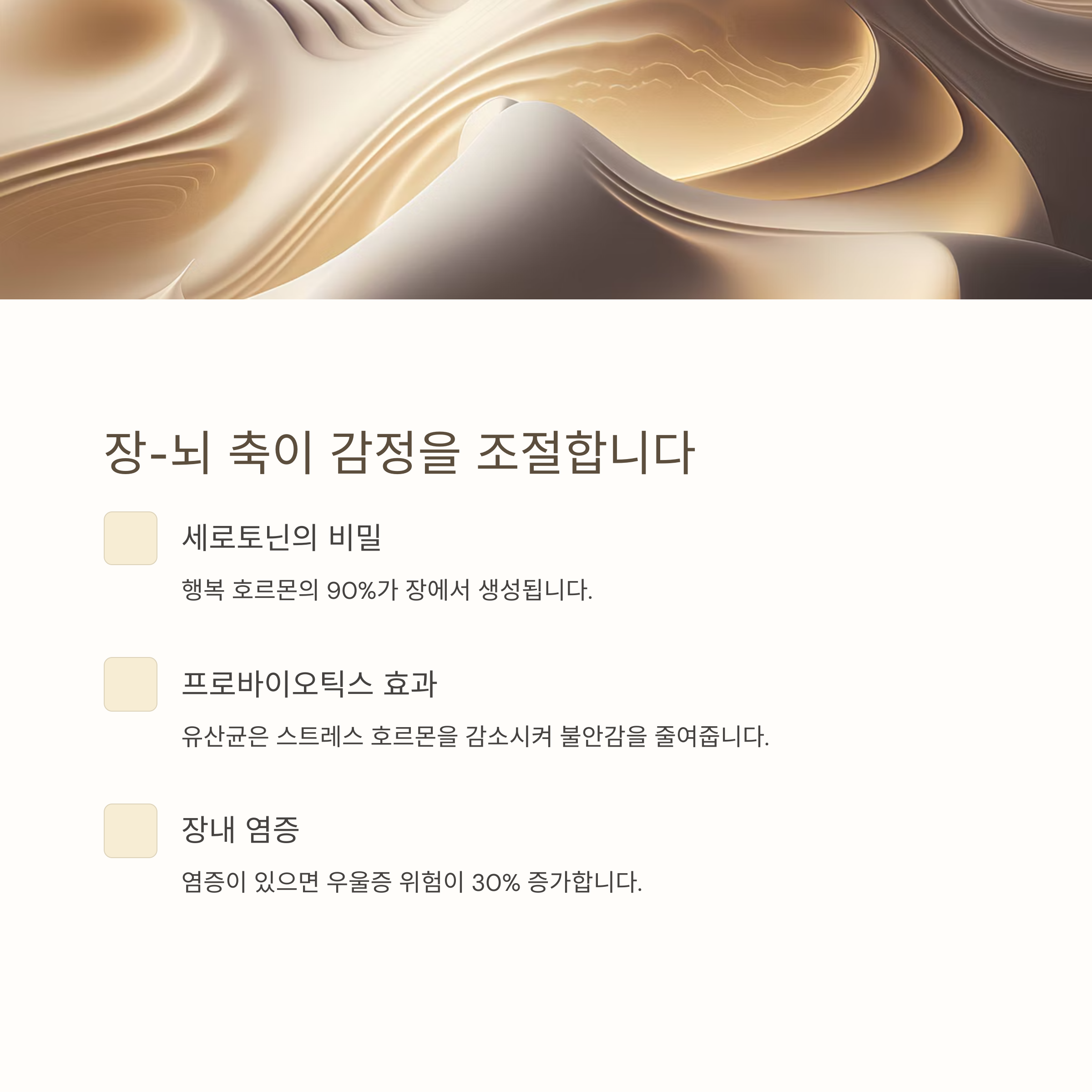 장과 뇌 동시 활성화!