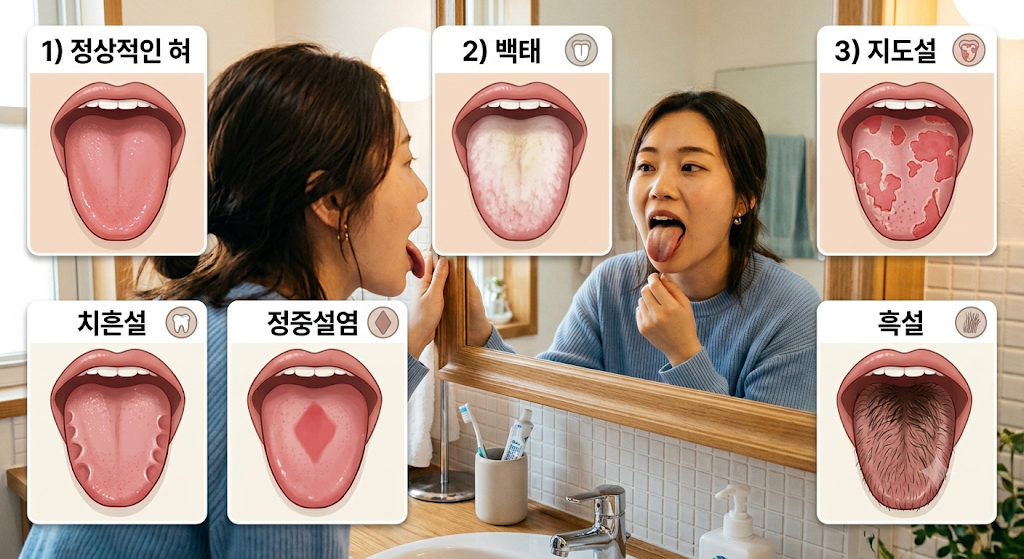 혀 상태별 의심