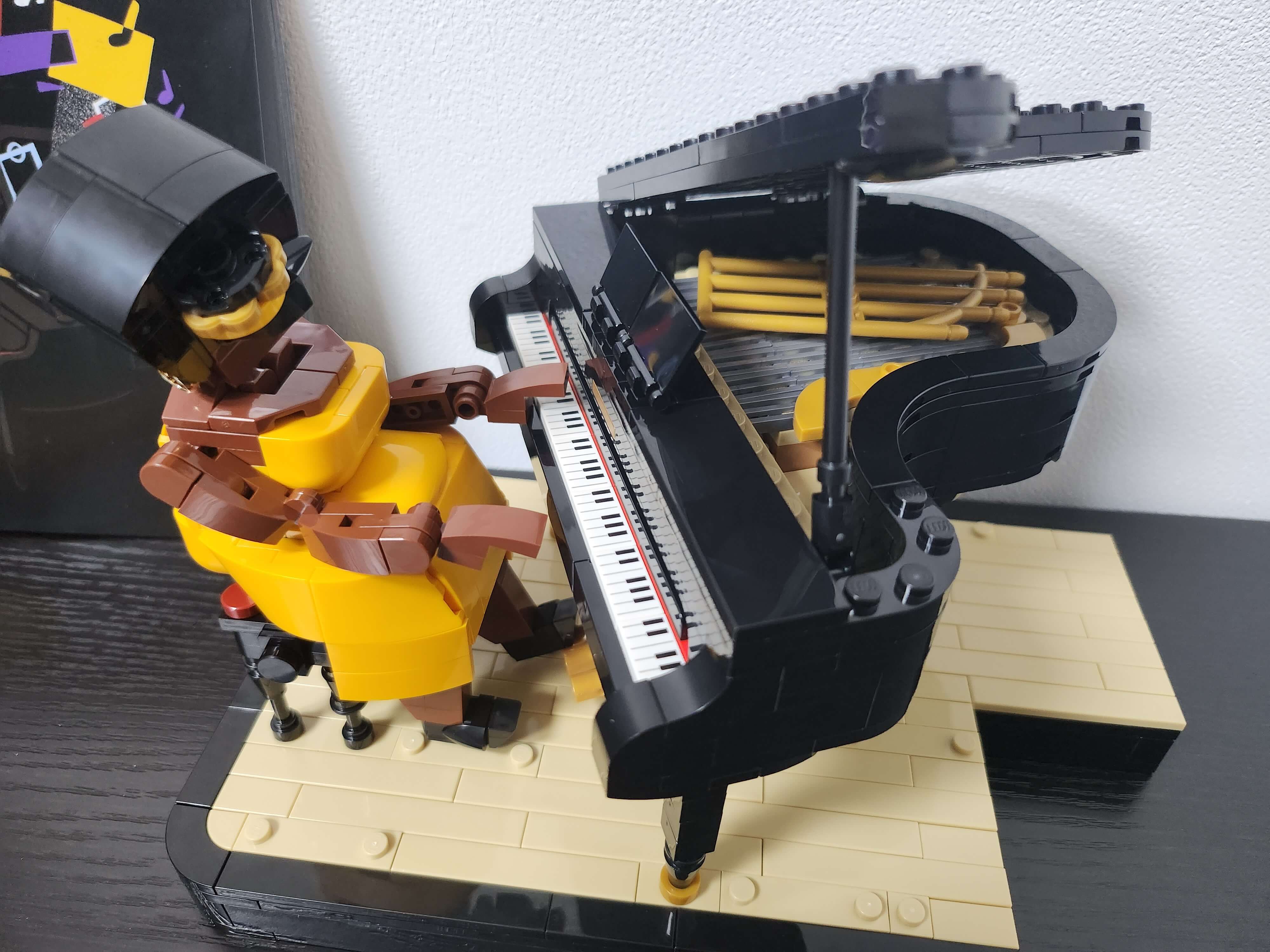 레고 재즈 4중주 (#21334) 피아노 파트 조립전 & 완성 본