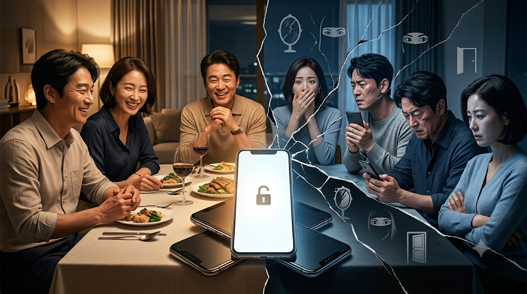 영화 완벽한 타인 리뷰(스마트폰이 폭로한 진실, 그리고 내가 깨달은 관계의 거리두기)