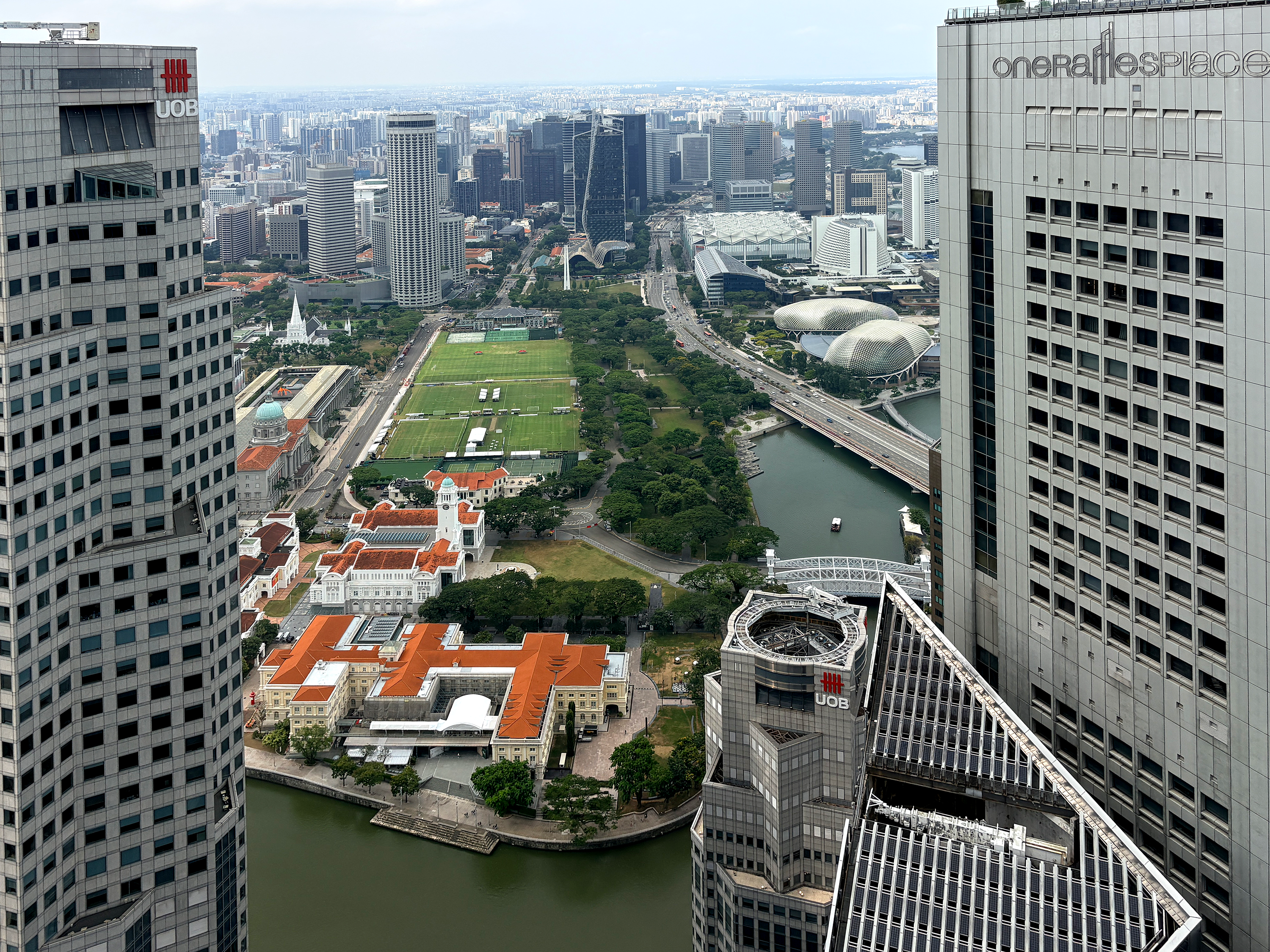 CapitaSpring 1-Arden에서 본 Padang View