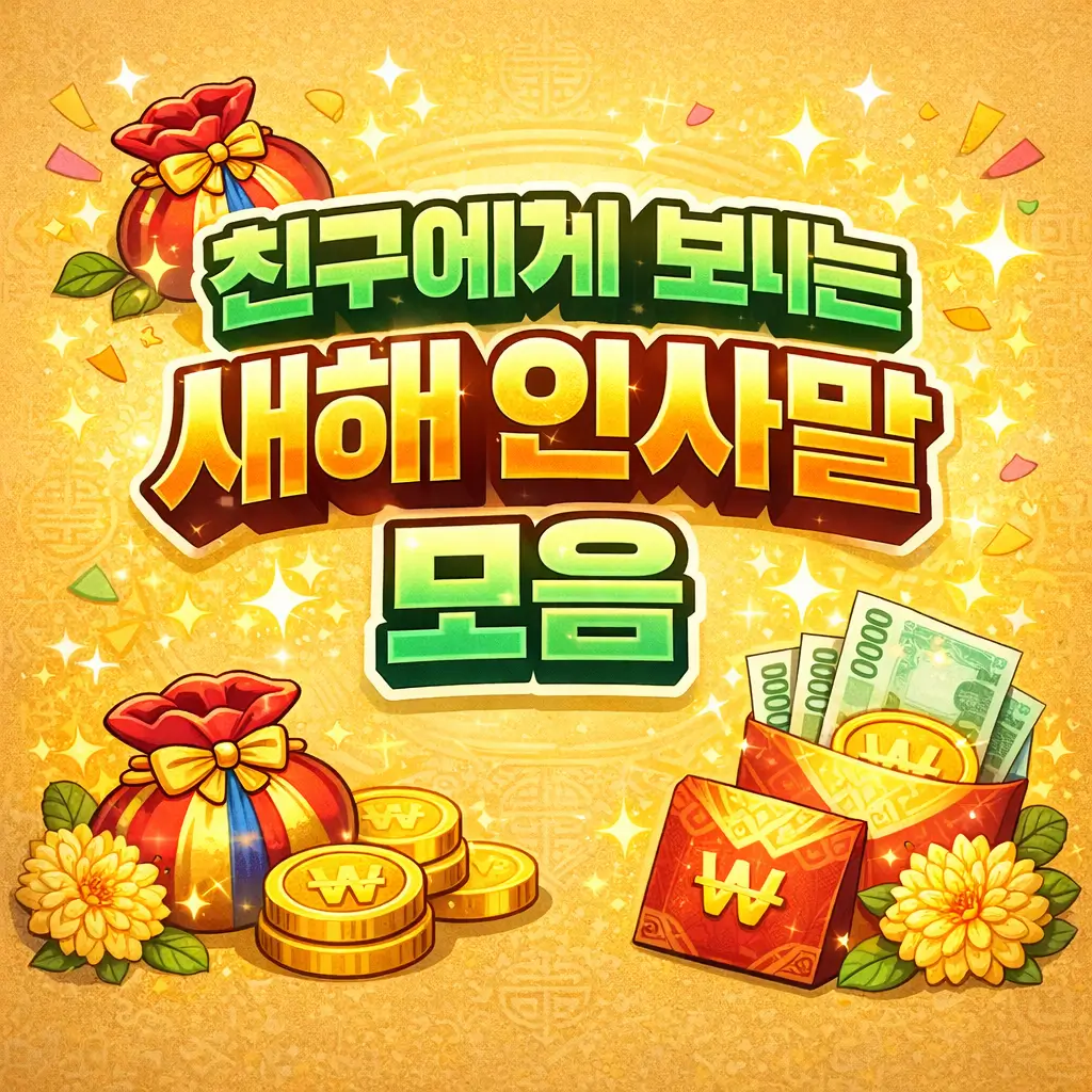 친구에게 보내는 새해 인사말 모음|짧고 센스 있는 신년 문구 정리