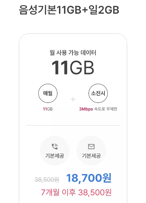 2024년+6월+알뜰폰+71GB이상+요금제+에르엘모바일