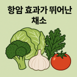 항암 효과가 뛰어난 채소들