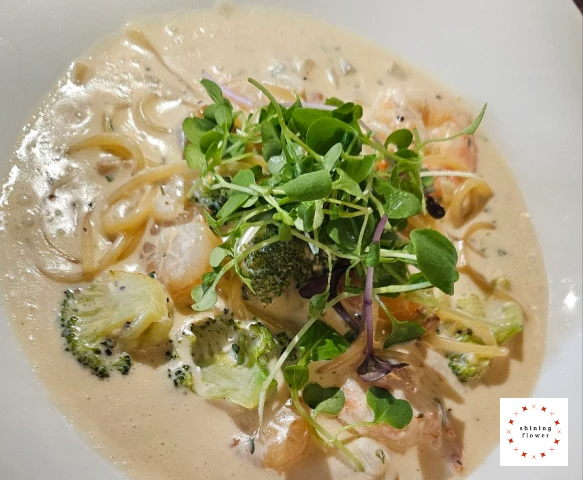 올리브장작-크림치즈새우파스타