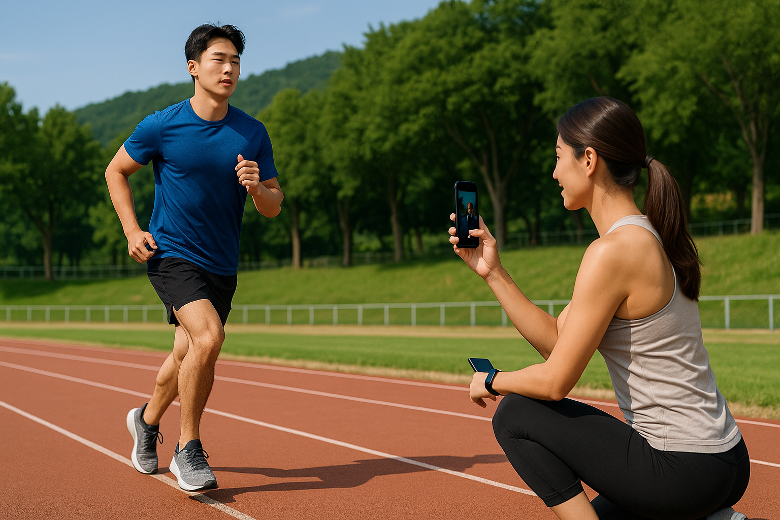 달리기 자세 교정