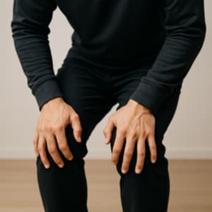 강직성 척추염 증상 - 무릎 통증