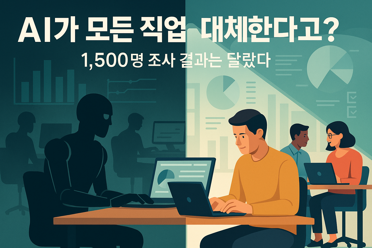 AI가 모든 직업을 대체한다고? 전 직종 1,500명 조사 결과는 달랐다 / 스탠퍼드 논문 리뷰 (Future of Work with AI Agents)