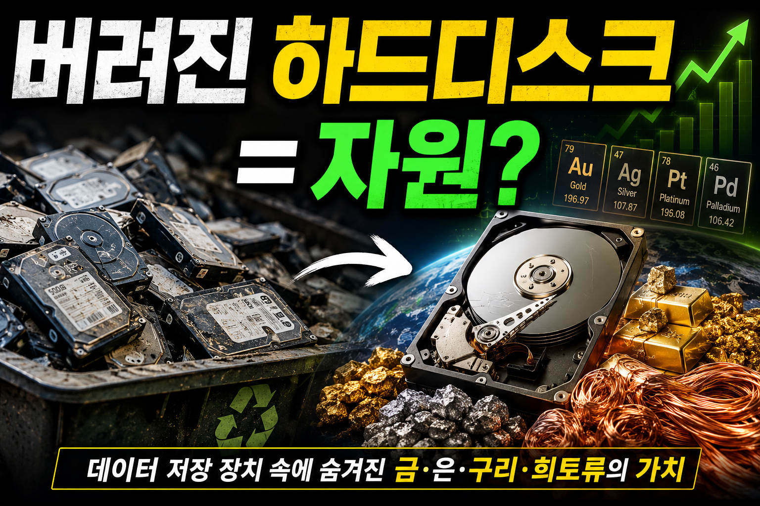 "버려진 하드디스크=자원?"에 대한 이미지