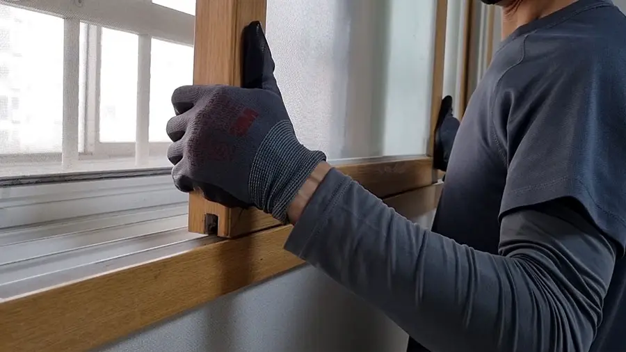 창문 빼는 요령