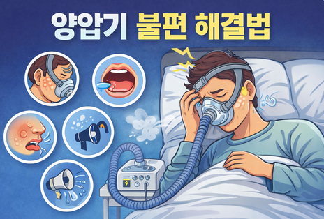양압기 사용 첫날, 낯선 환경에 적응하며 느꼈던 실제 고민들