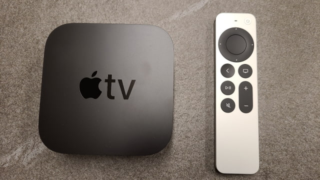 애플 tv 리모콘 모습