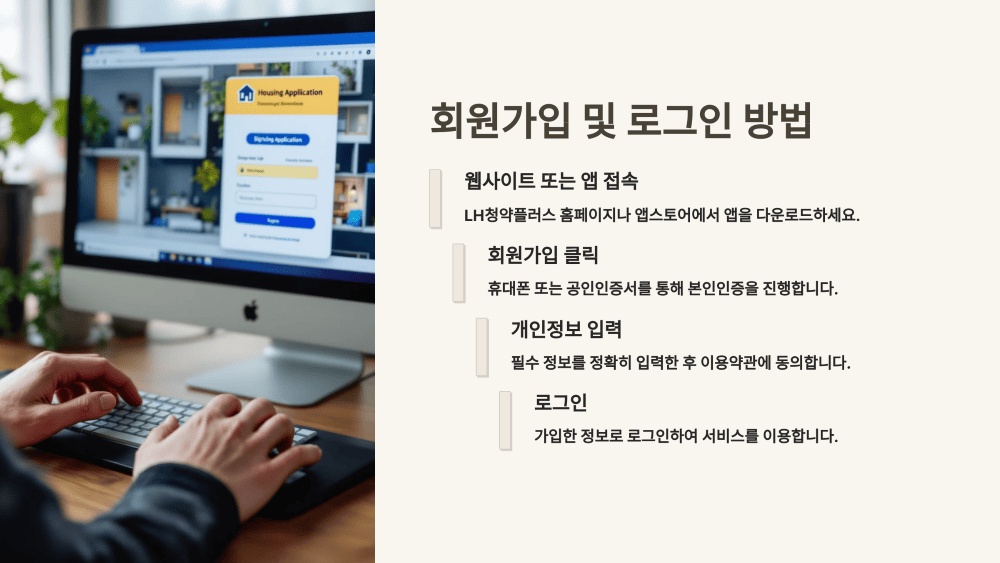 회원가입 및 로그인 방법