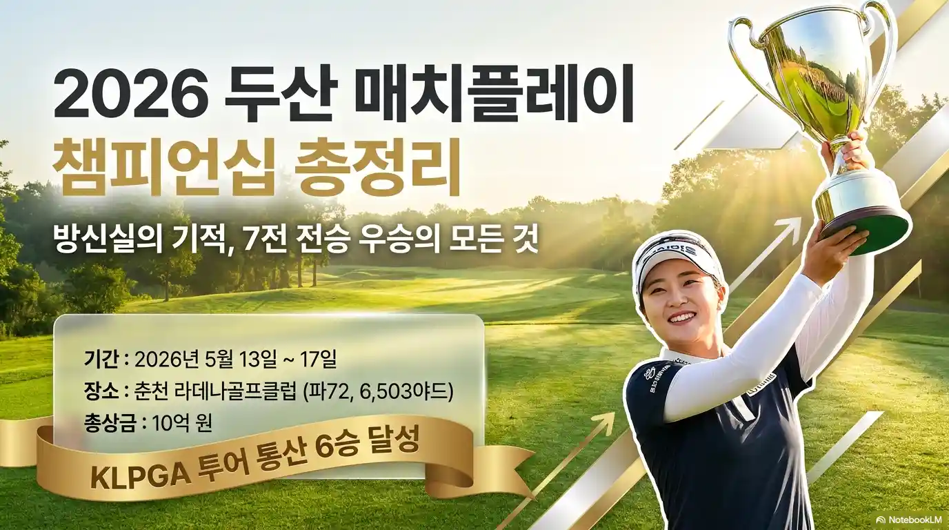 두산 매치플레이 챔피언십 결과 순위 총정리 글 썸네일