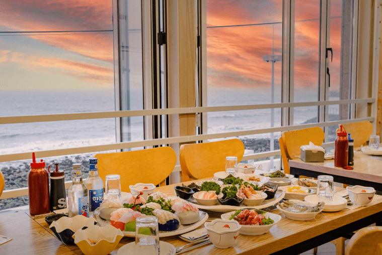 제주시 맛집 "제주앞바다횟집" 음식