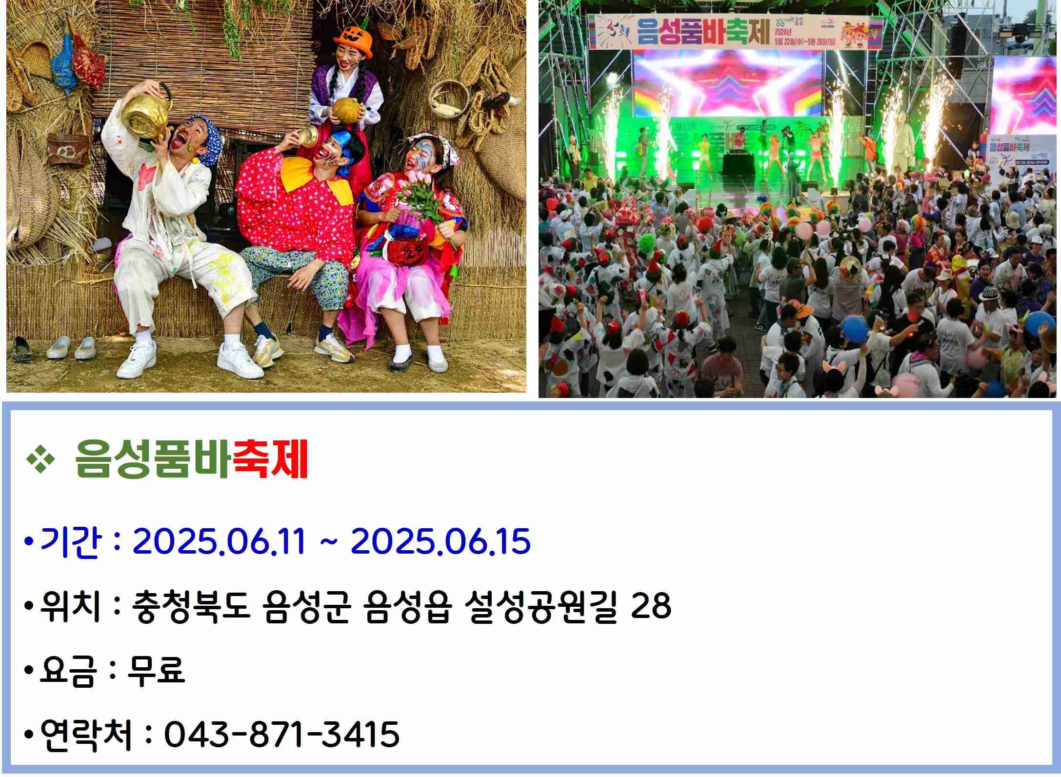 음성품바축제
