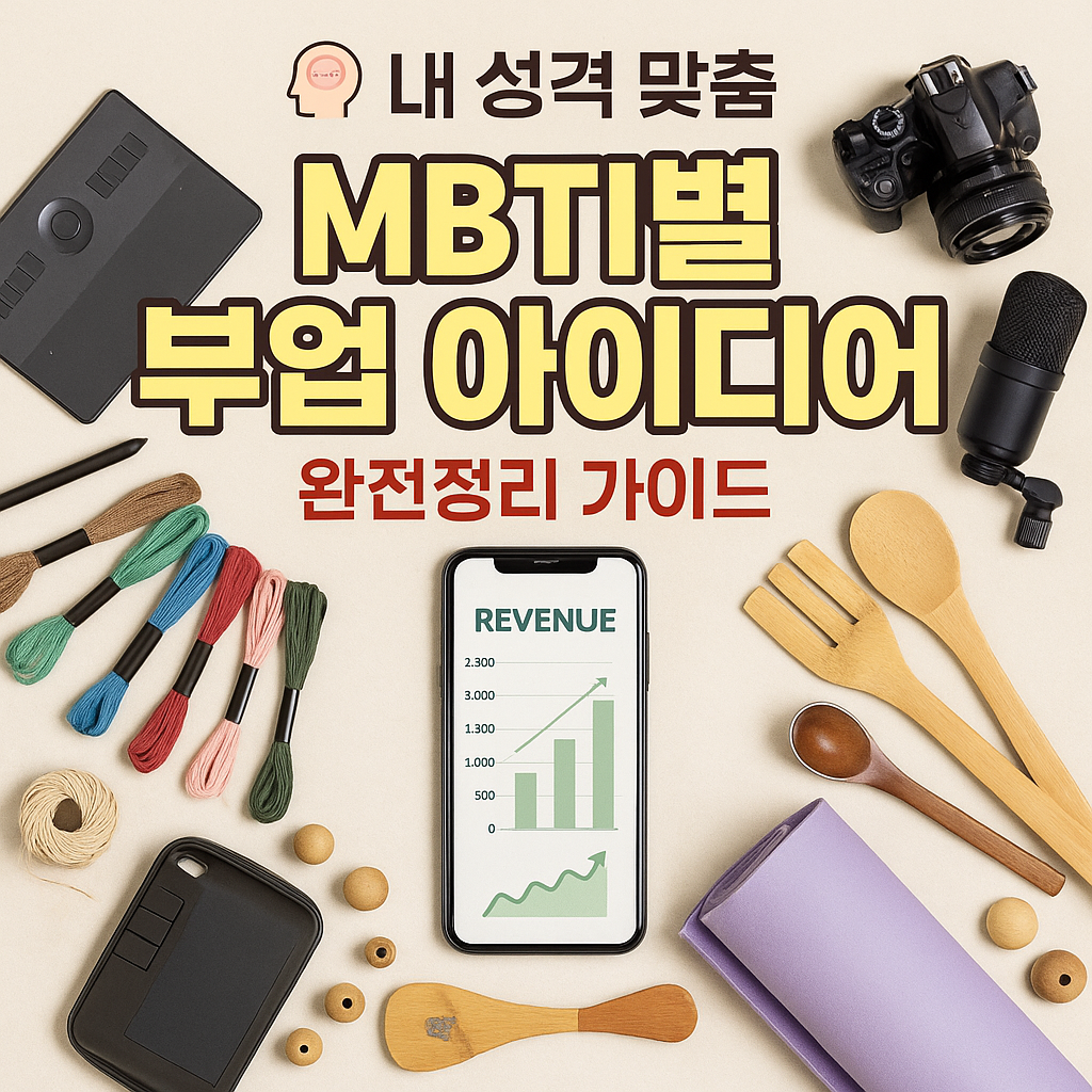 MBTI별 부업 아이디어 완전정리