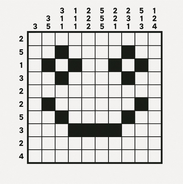 네모로직 예시 그림