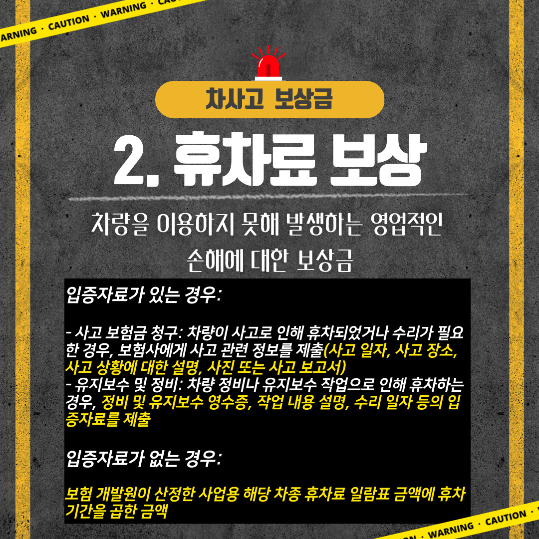 휴차료 보상