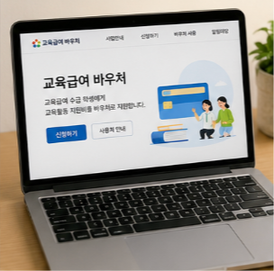 교육급여 바우처 신청방법