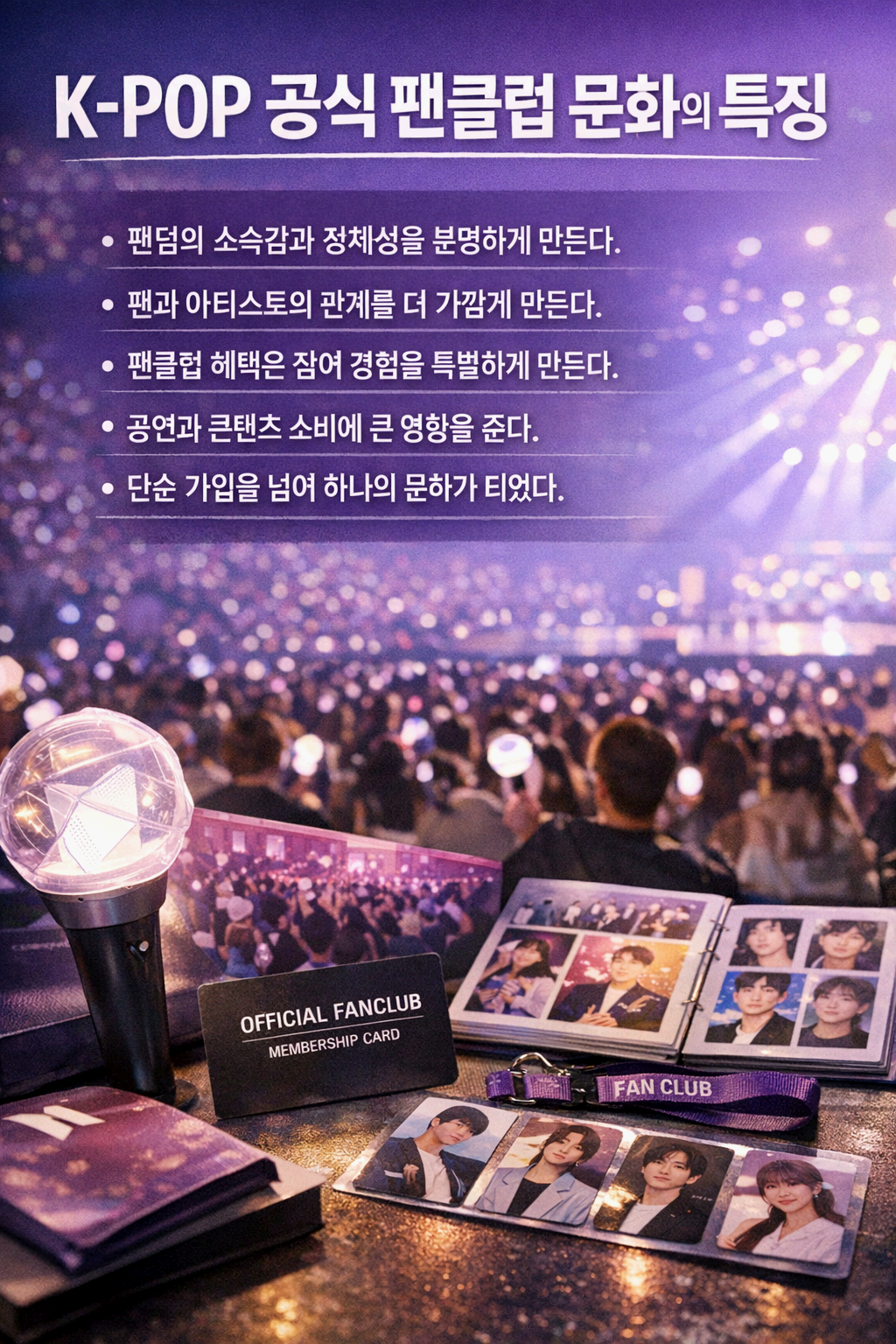 K-POP 공식 팬클럽 문화의 특징