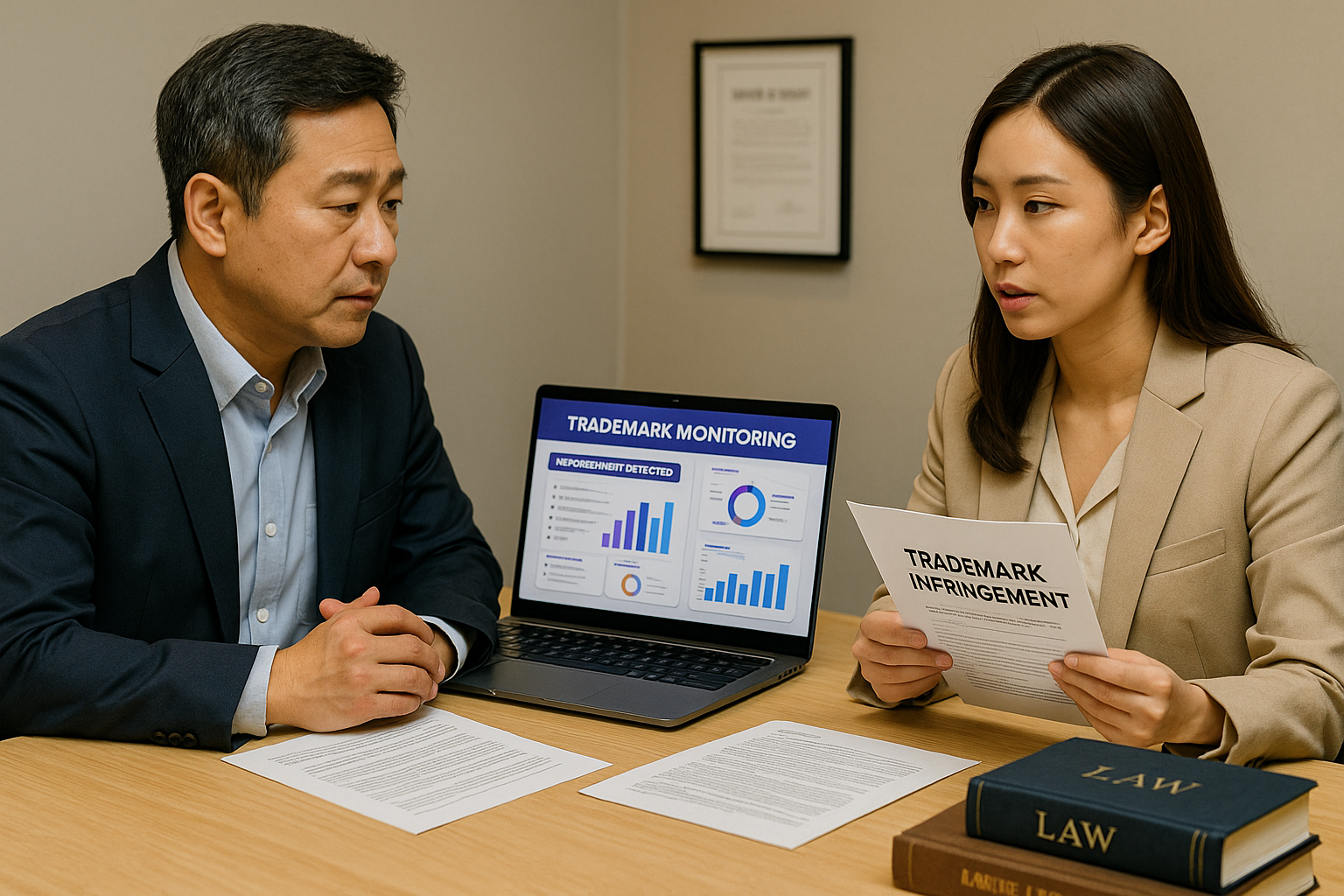 상표권 대응 전략 협의