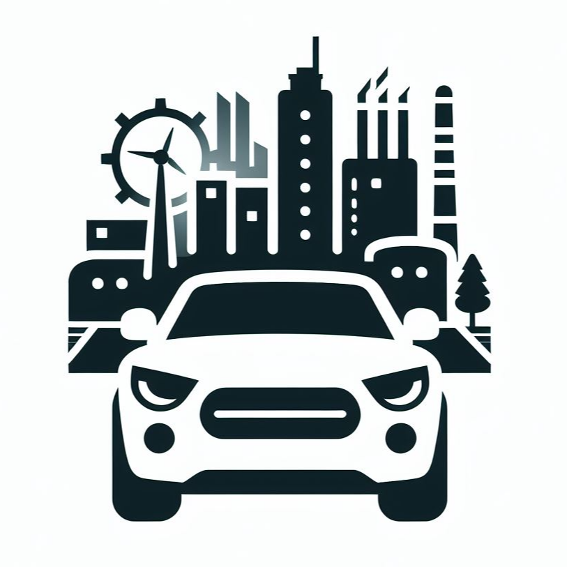 도심 속 차량 로고