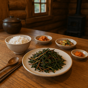 민들레 반찬