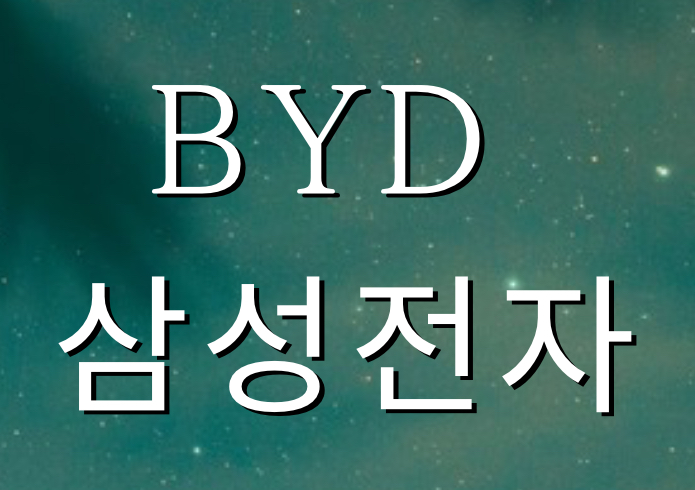 BYD와 삼성전자 협력 관계