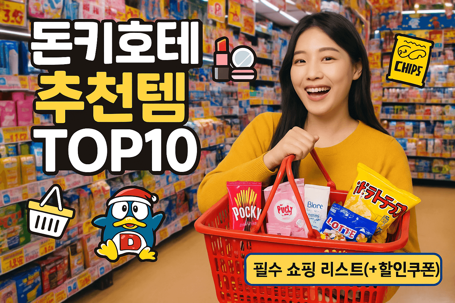 돈키호테 추천템 TOP10 일본 여행 필수 쇼핑 리스트(+할인쿠폰)