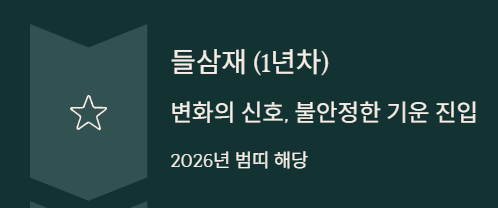 2026년 삼재띠