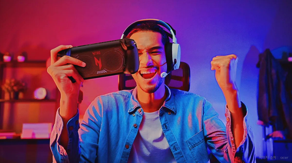 에이서 니트로 블레이즈8 11 유저 게임중 컨셉